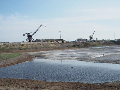 Old harbour, Aralsk, Kazakhstan 2015